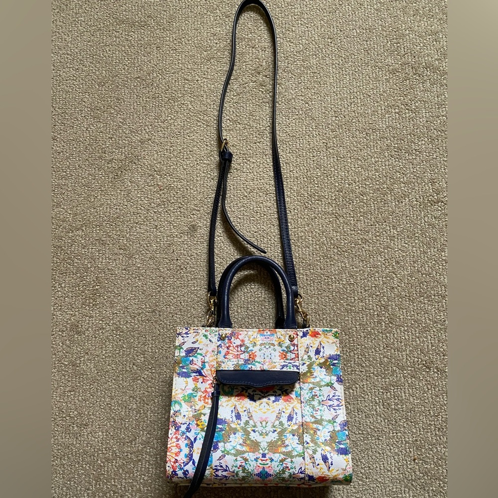 Rebecca mink off floral shoulder bag